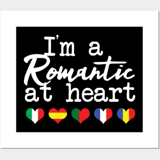 I'm a Romantic At Heart Posters and Art